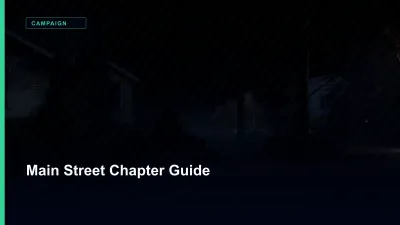 Main Street Chapter Guide